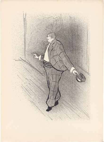 1893 Art Work -  Libert; from Le Cafe-Concert - Henri-Gabriel Ibels.