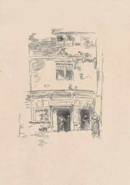1893 Art Work -  The Clock-Makers; Paimpol - James McNeill Whistler.