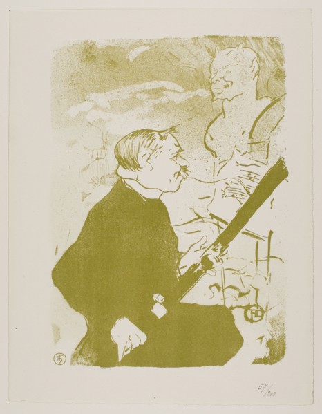 1893 Art Work -  For You!... - Henri de Toulouse-Lautrec.