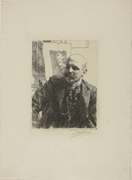 1893 Art Work -  Georg von Rosen - Anders Zorn.
