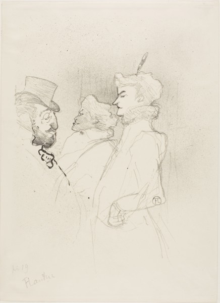1893 Art Work -  Why Not?... Once Does Not Count - Henri de Toulouse-Lautrec.