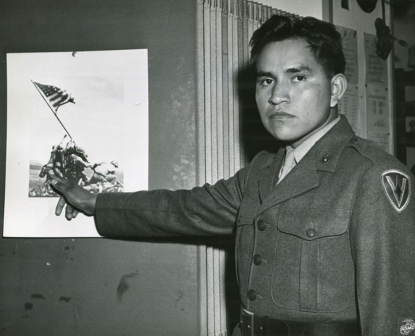 Ira Hayes on War Bond Publicity Tour