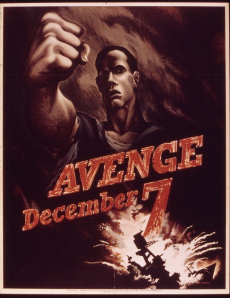 Avenge December 7' Pearl Harbor Poster