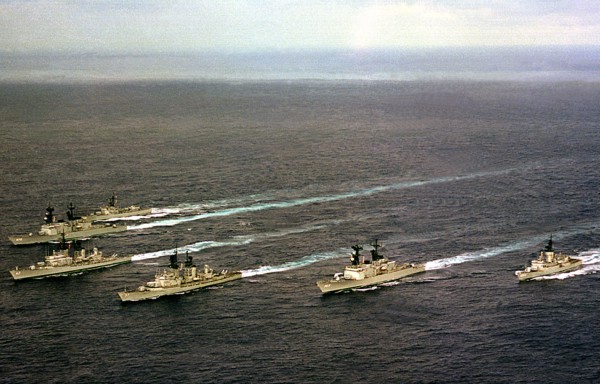 Six ships in the USS INDEPENDENCE