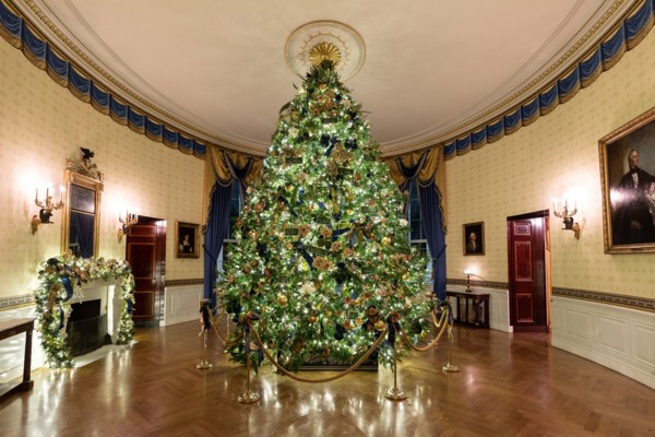 The Blue Room of the White House