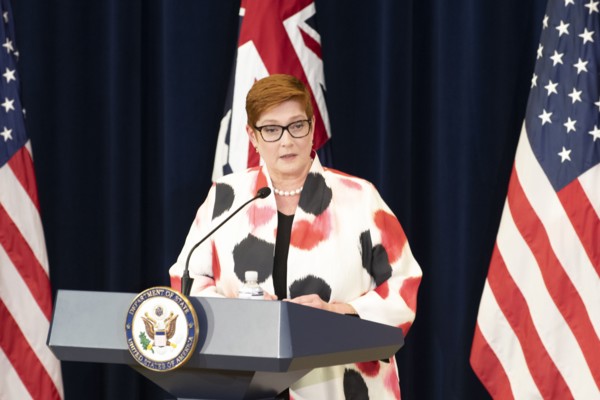 Australia Foreign Minister Marise Payne