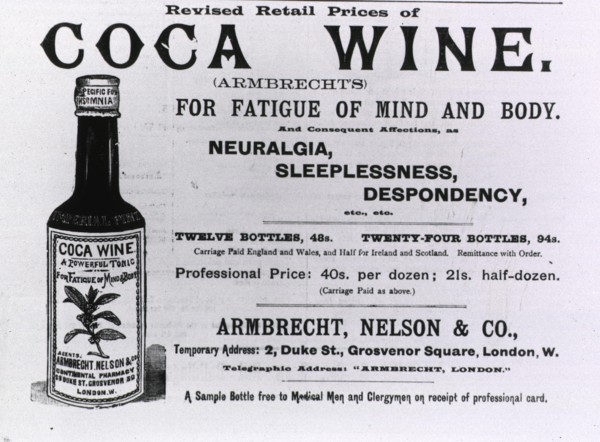 Coca Wine: For Fatigue of Mind and Body