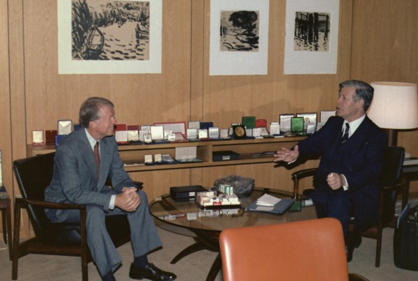 Jimmy Carter and Chancellor Helmut Schmidt