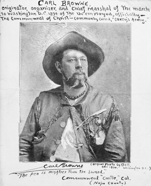 Carl Browne, Organizer of Coxey's Army ca. 1911