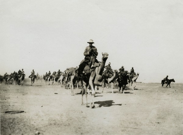 Imperial Camel Corps just outside Beersheba