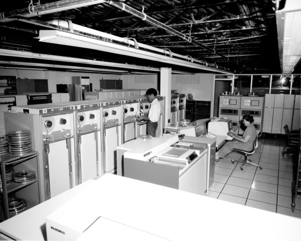 1970s NASA computer room  ca. 1974