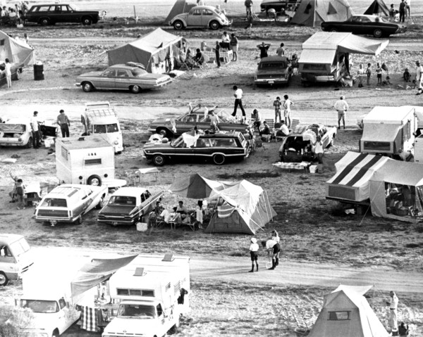 CAMPING AREA BEFORE HISTORICAL LAUNCH