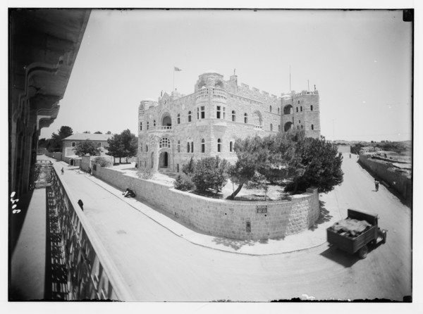 Newer Jerusalem and its suburbs, St. Paul's Hospice, Government office, Near Damascus Gate ca. 1920