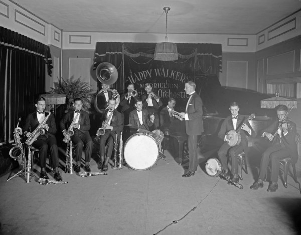 Happy Walker's Orchestra. ca.  between 1910 and 1920