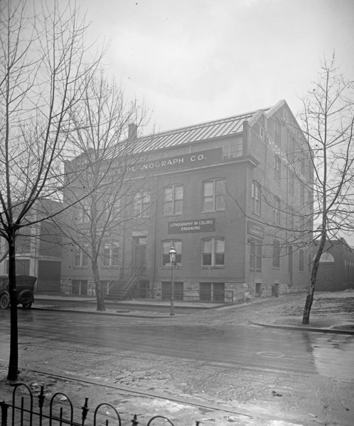 Columbia Planograph Company, [L St., Washington, D.C.] ca.  between 1910 and 1926