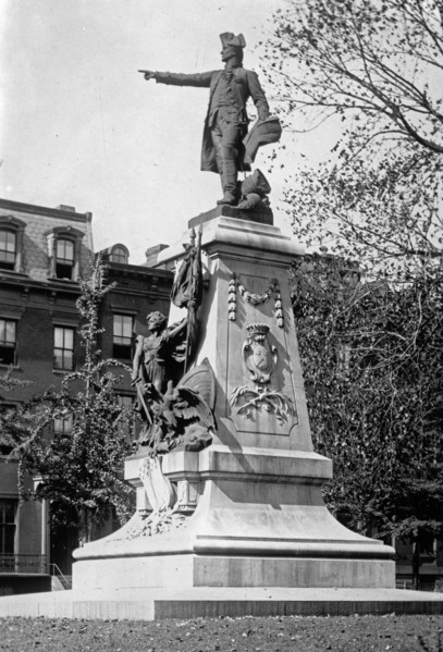 Statue of Jean-Baptiste Rochambeau ca. between 1909 and 1919