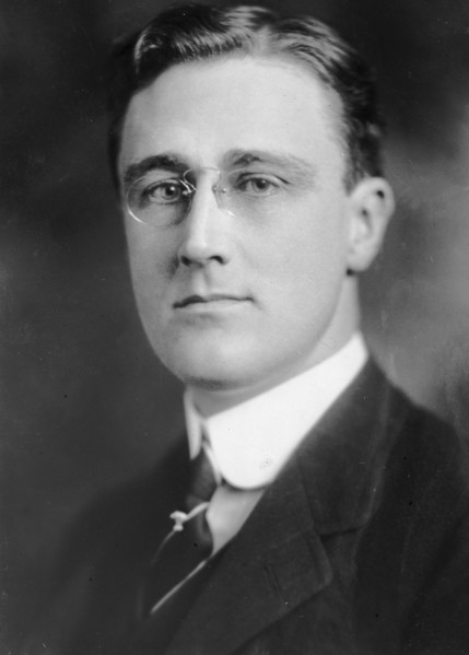 Portrait of Franklin D. Roosevelt, Assistant Secretary of the Navy ca. between 1909 and 1919