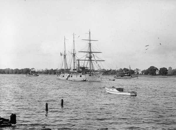 U.S.S. Nantucket, training ship ca. between 1909 and 1920