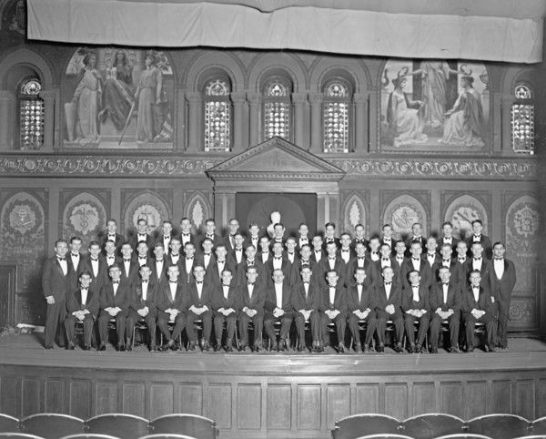 Georgetown University Glee Club group photo ca. between 1909 and 1940