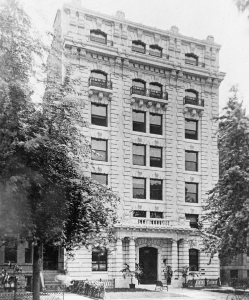 The Champlain Apartments, Washington, D.C. ca. between 1909 and 1923