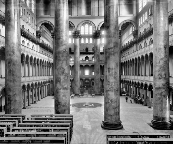 Interior of the United States Pension Office ca.  circa 1918