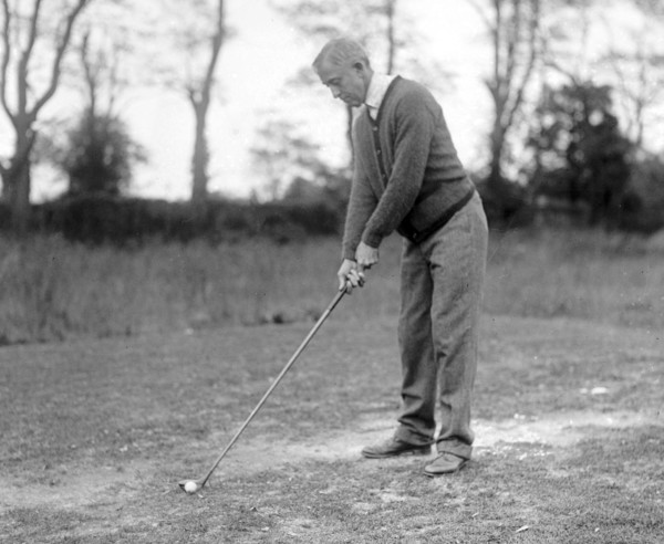 Rep. Slemp of VA playing golf ca.  between 1918 and 1920