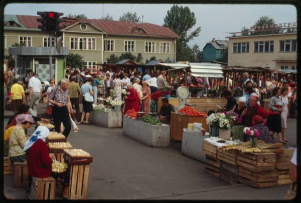 Central market, Petrozavodsk, Russia; 1991