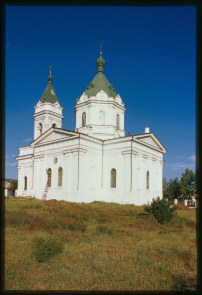 Church of the Dormition (1884-88), southeast view, Kiakhta, Russia; 2000