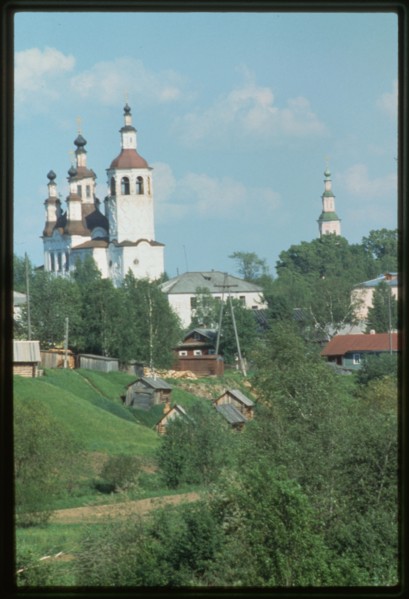 Church of the Entry into Jerusalem (1774-94), northwest view, Tot'ma, Russia 1998.