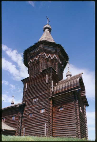 Church of the Dormition (1774), south facade, Kondopoga, Russia; 2000