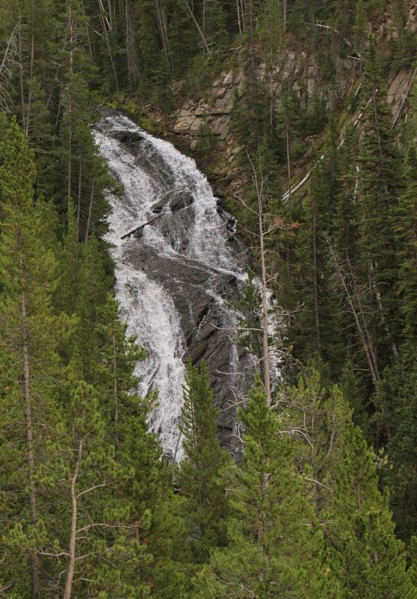 Virginia Cascade in Yellowstone National Park; Date: 27 August 2013
