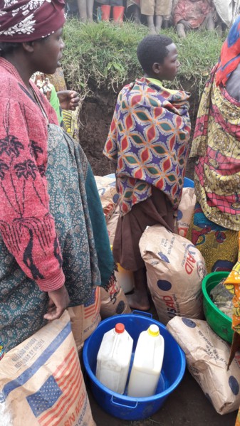 Humanitarian aid during a crisis in North Kivu Cote d’Ivoire (Ivory Coast) ca. 23 March 2017