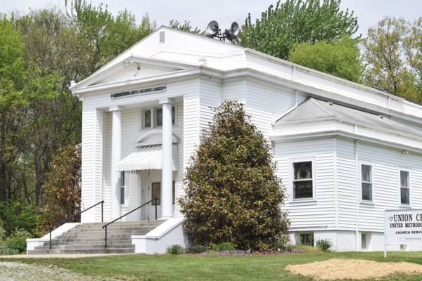 Union Chapel United Methodist Church on U.S. 50 near Sumner, IL