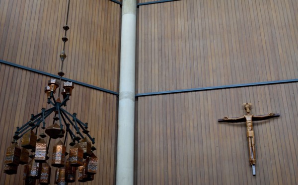 Interior of the Church of the Incarnation on the campus of the University of Dallas in Irving, TX