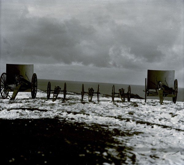 Artillery on Pribilof Islands