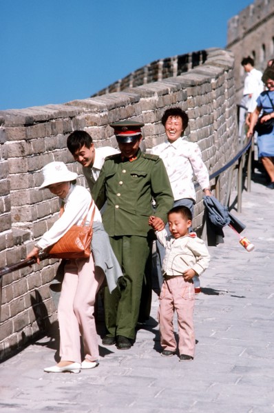 Chinese family ease themselves