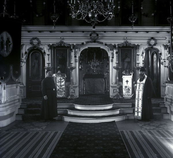 Interior Of St Paul Church With Father Orloff