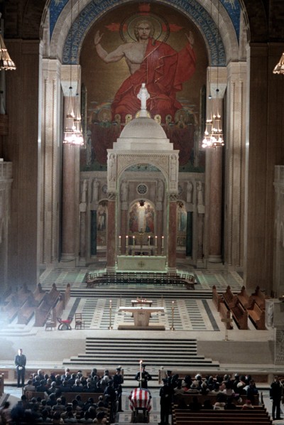 The funeral of an army soldier