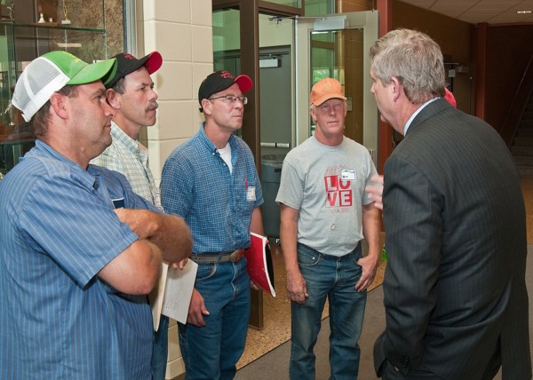 2011 USDA Secretary Tom Vilsack Iowa/Nebraska Flood Visit