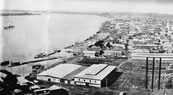 Aerial view of Guayaquil Ecquador