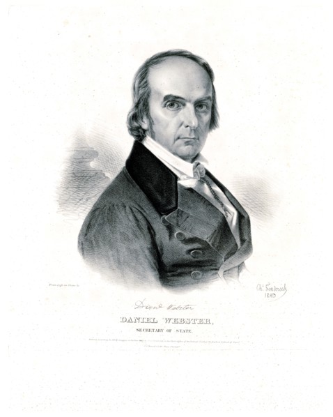 Daniel Webster, Secretary of State ca 1843