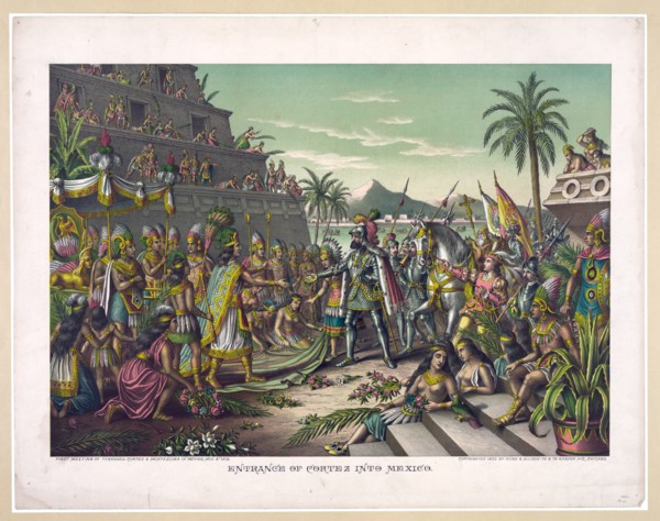 Entrance of Cortez into Mexico
