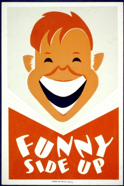 Funny side up