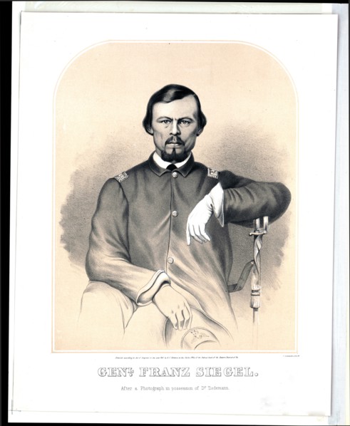 General Franz Siegel ca 1861 (Franz Sigel)