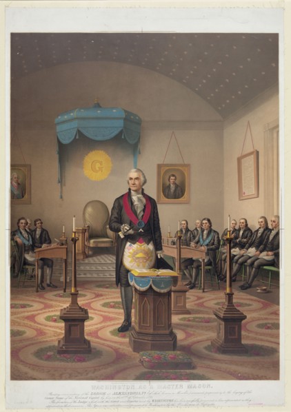 George Washington as a master Mason