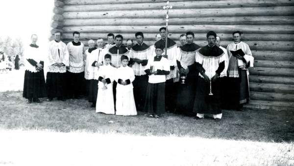 Group of Catholic Church Members 1938