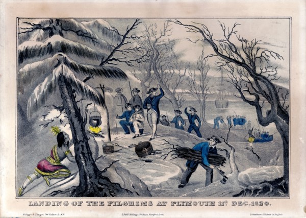 Landing of the pilgrims at Plymouth 11th Dec. 1620