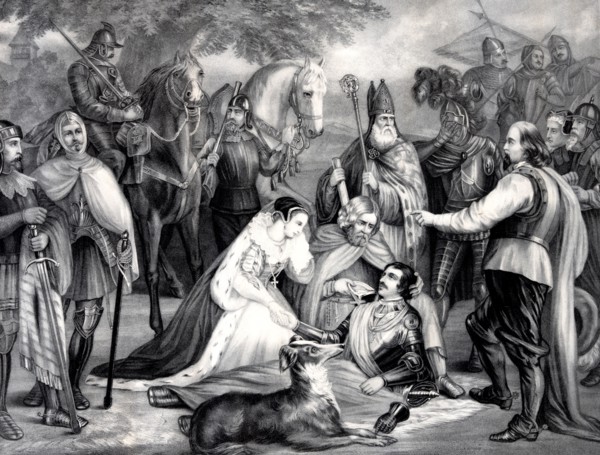 Mary of Scotland mourning