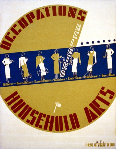 Occupations related to household arts ca. 1938