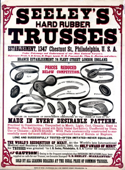 Seeley's Hard rubber Trusses